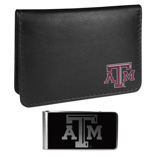 Texas A & M Aggies Weekend Bi-fold Wallet & Black Money Clip - Siskiyou Buckle