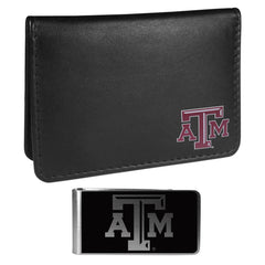 Texas A & M Aggies Weekend Bi-fold Wallet & Black Money Clip - Siskiyou Buckle