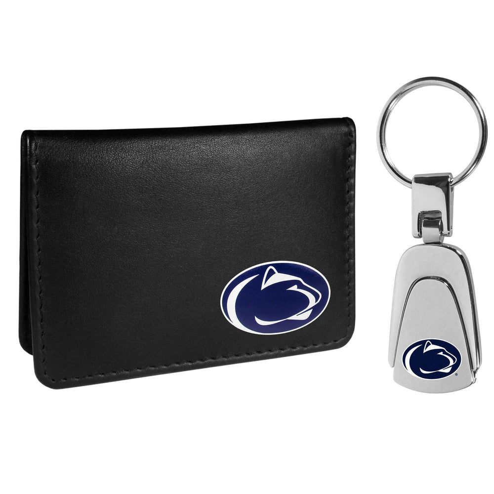 Penn St. Nittany Lions Weekend Bi-fold Wallet & Steel Key Chain - Siskiyou Buckle