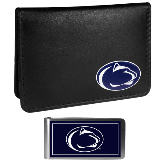 Penn St. Nittany Lions Weekend Bi-fold Wallet & Color Money Clip - Siskiyou Buckle