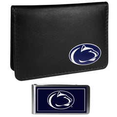 Penn St. Nittany Lions Weekend Bi-fold Wallet & Color Money Clip - Siskiyou Buckle