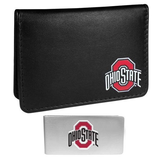 Ohio St. Buckeyes Weekend Bi-fold Wallet & Money Clip - Siskiyou Buckle