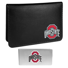 Ohio St. Buckeyes Weekend Bi-fold Wallet & Money Clip - Siskiyou Buckle
