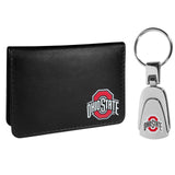 Ohio St. Buckeyes Weekend Bi-fold Wallet & Steel Key Chain - Siskiyou Buckle