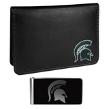 Michigan St. Spartans Weekend Bi-fold Wallet & Black Money Clip - Siskiyou Buckle