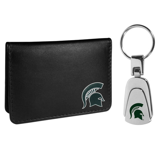 Michigan St. Spartans Weekend Bi-fold Wallet & Steel Key Chain - Flyclothing LLC