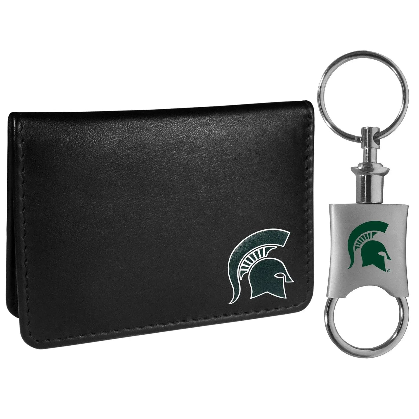 Michigan St. Spartans Weekend Bi-fold Wallet & Valet Key Chain - Siskiyou Buckle - Flyclothing LLC