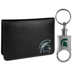 Michigan St. Spartans Weekend Bi-fold Wallet & Valet Key Chain - Flyclothing LLC