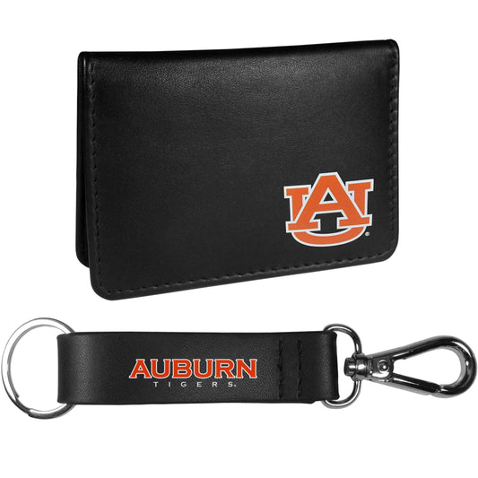 Auburn Tigers Weekend Bi-fold Wallet & Strap Key Chain - Siskiyou Buckle