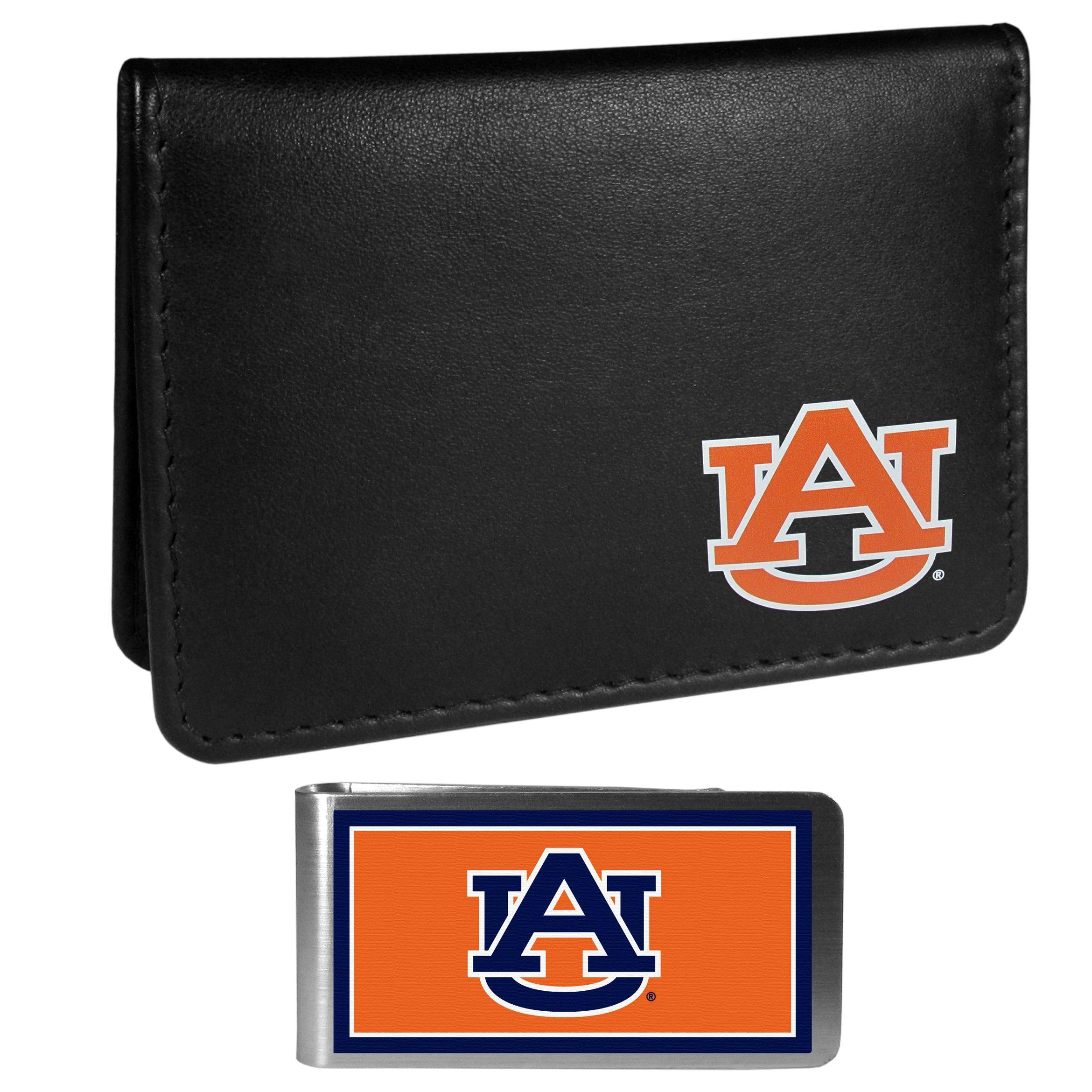 Auburn Tigers Weekend Bi-fold Wallet & Color Money Clip - Siskiyou Buckle