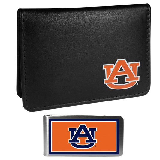 Auburn Tigers Weekend Bi-fold Wallet & Color Money Clip - Siskiyou Buckle