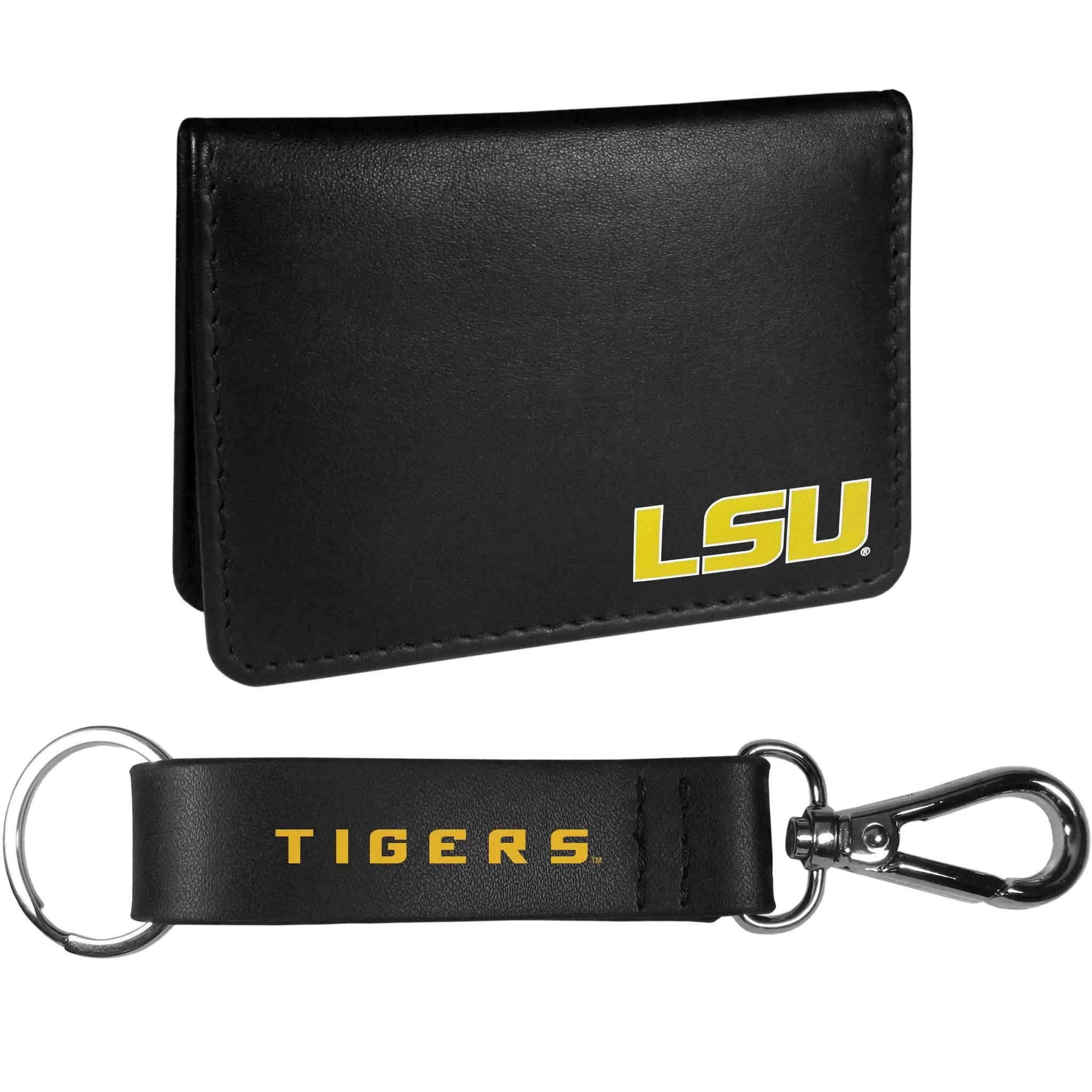 LSU Tigers Weekend Bi-fold Wallet & Strap Key Chain - Siskiyou Buckle - Flyclothing LLC