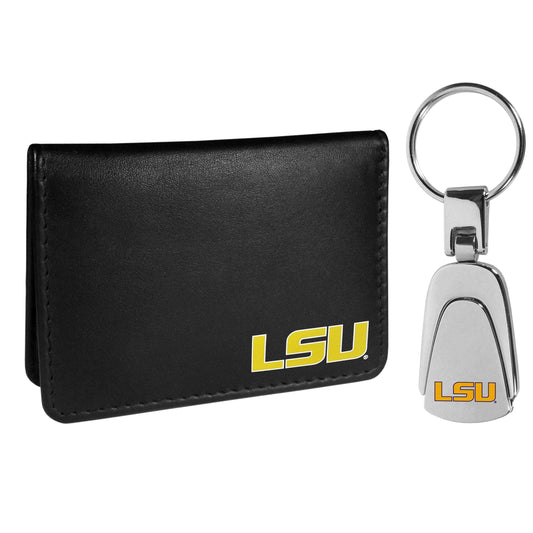 LSU Tigers Weekend Bi-fold Wallet & Steel Key Chain - Siskiyou Buckle - Flyclothing LLC