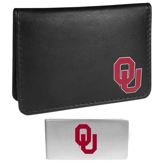 Oklahoma Sooners Weekend Bi-fold Wallet & Money Clip - Siskiyou Buckle