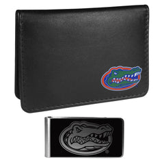 Florida Gators Weekend Bi-fold Wallet & Black Money Clip - Siskiyou Buckle