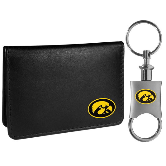 Iowa Hawkeyes Weekend Bi-fold Wallet & Valet Key Chain - Siskiyou Buckle
