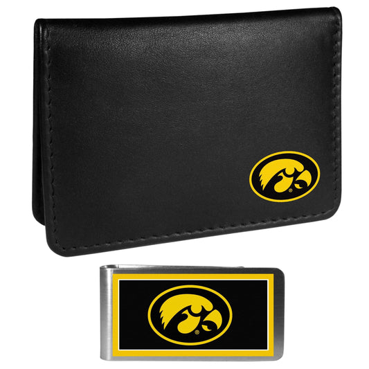 Iowa Hawkeyes Weekend Bi-fold Wallet & Color Money Clip - Siskiyou Buckle