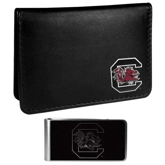 S. Carolina Gamecocks Weekend Bi-fold Wallet & Black Money Clip - Siskiyou Buckle