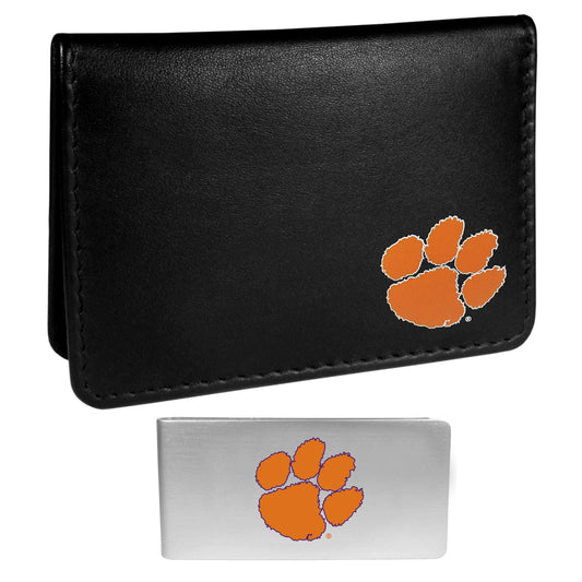 Clemson Tigers Weekend Bi-fold Wallet & Money Clip - Siskiyou Buckle