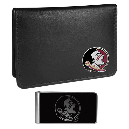 Florida St. Seminoles Weekend Bi-fold Wallet & Black Money Clip - Siskiyou Buckle