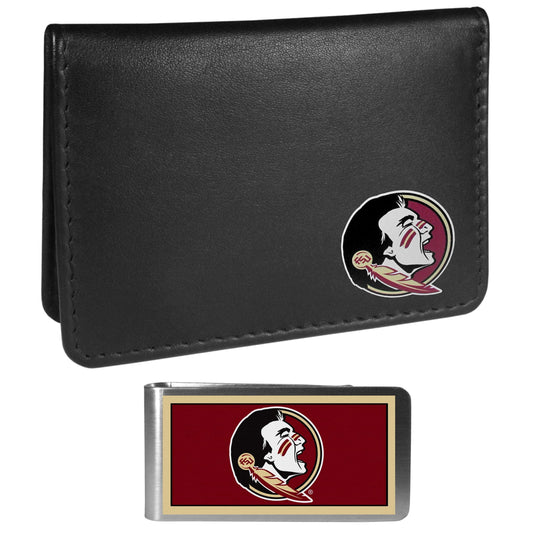 Florida St. Seminoles Weekend Bi-fold Wallet & Color Money Clip - Siskiyou Buckle