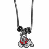 Fresno St. Bulldogs Euro Bead Necklace - Siskiyou Buckle