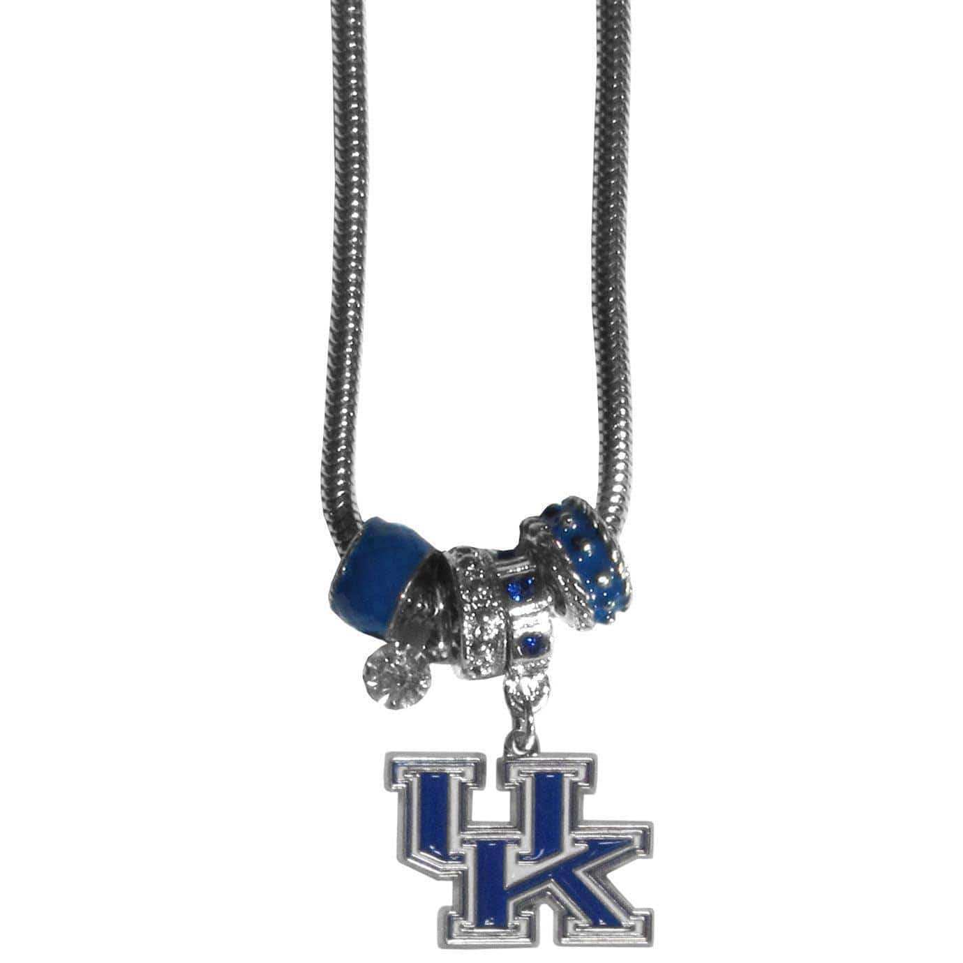 Kentucky Wildcats Euro Bead Necklace - Siskiyou Buckle - Flyclothing LLC