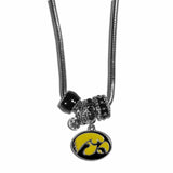 Iowa Hawkeyes Euro Bead Necklace - Siskiyou Buckle