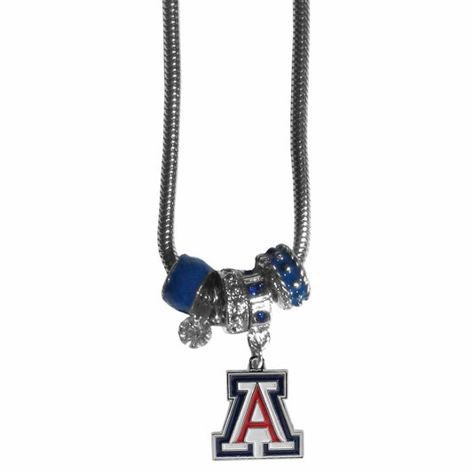 Arizona Wildcats Euro Bead Necklace - Siskiyou Buckle