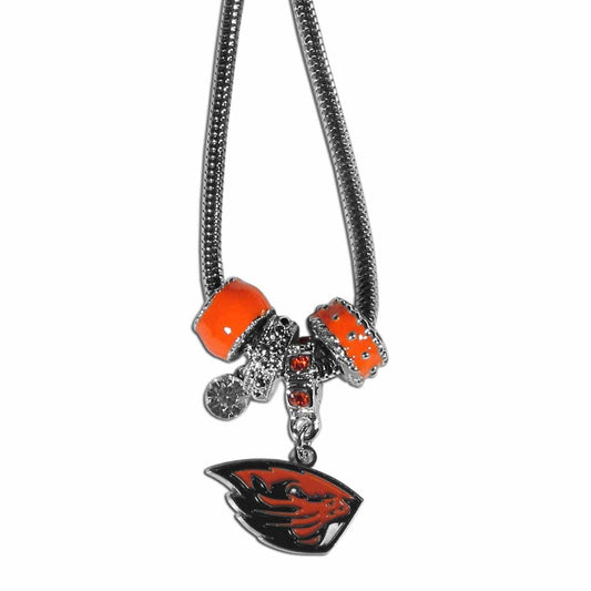 Oregon St. Beavers Euro Bead Necklace - Siskiyou Buckle - Flyclothing LLC