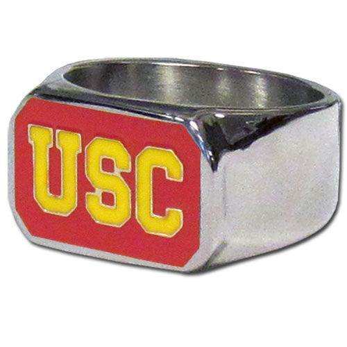 USC Trojans Steel Ring - Siskiyou Buckle - Flyclothing LLC