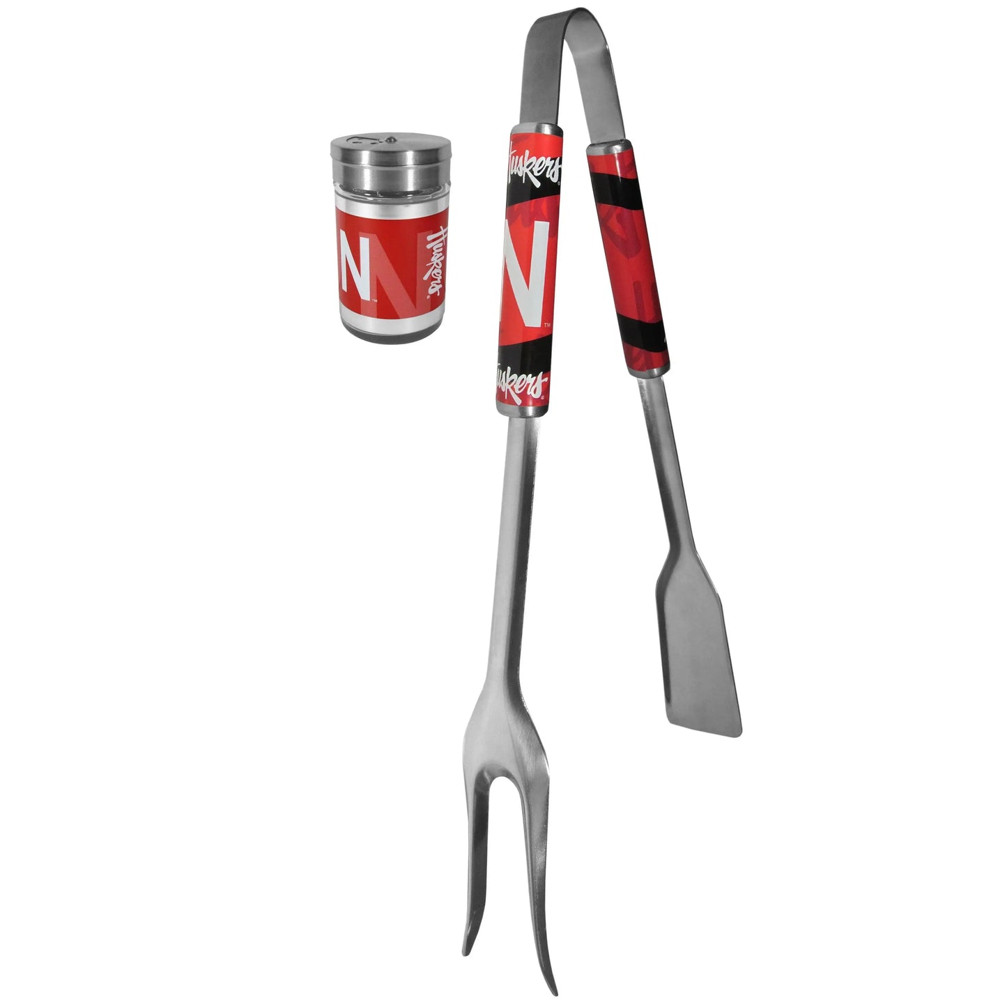 Nebraska Cornhuskers 3 in 1 BBQ Tool and Salt & Pepper Shaker - Siskiyou Buckle - Flyclothing LLC