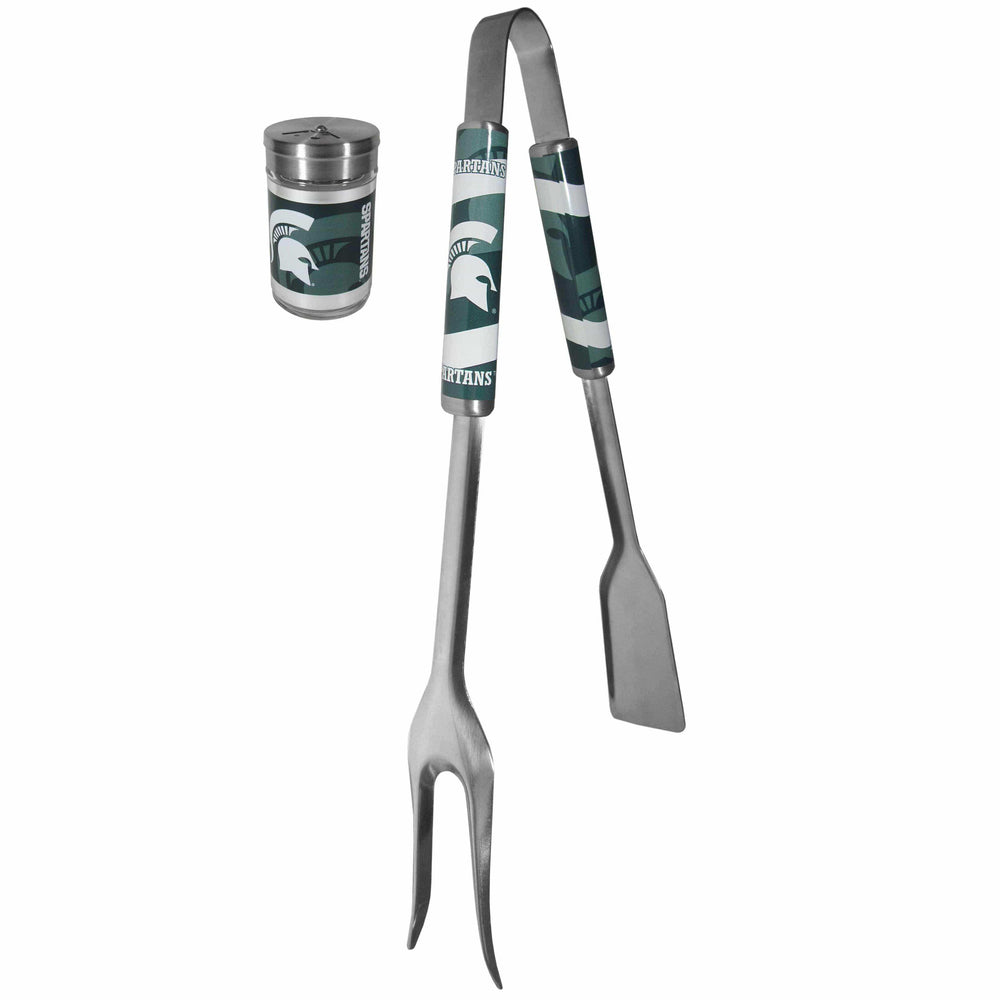 Michigan St. Spartans 3 in 1 BBQ Tool and Salt & Pepper Shaker - Siskiyou Buckle - Flyclothing LLC