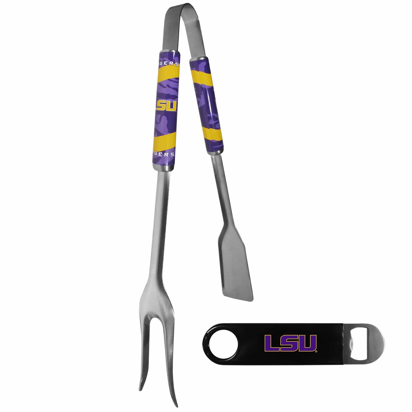 LSU Tigers 3 in 1 BBQ Tool and Bottle Opener - Siskiyou Buckle - Flyclothing LLC
