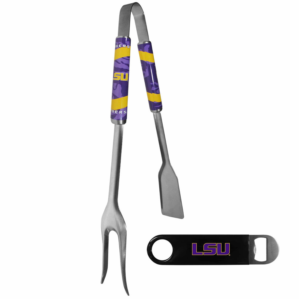 LSU Tigers 3 in 1 BBQ Tool and Bottle Opener - Siskiyou Buckle - Flyclothing LLC