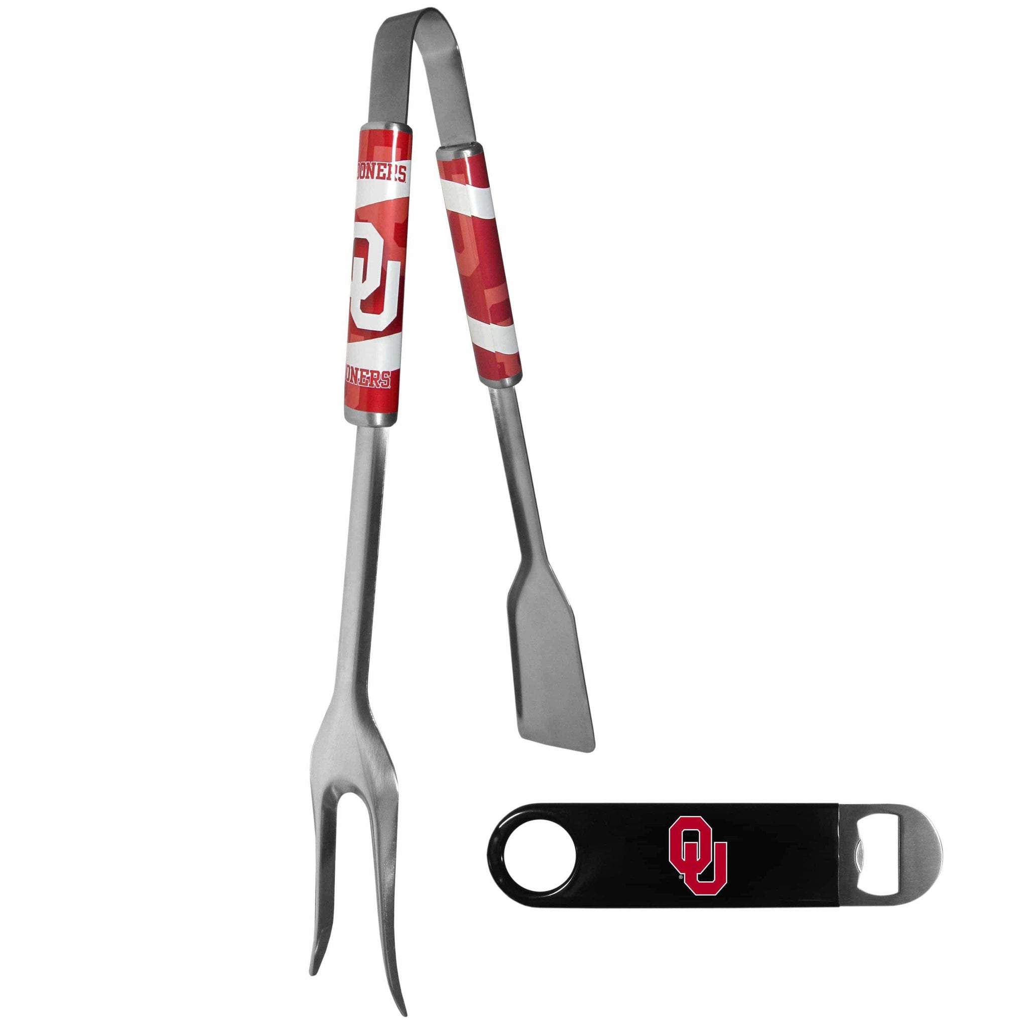 Oklahoma Sooners 3 in 1 BBQ Tool and Bottle Opener - Siskiyou Buckle - Flyclothing LLC