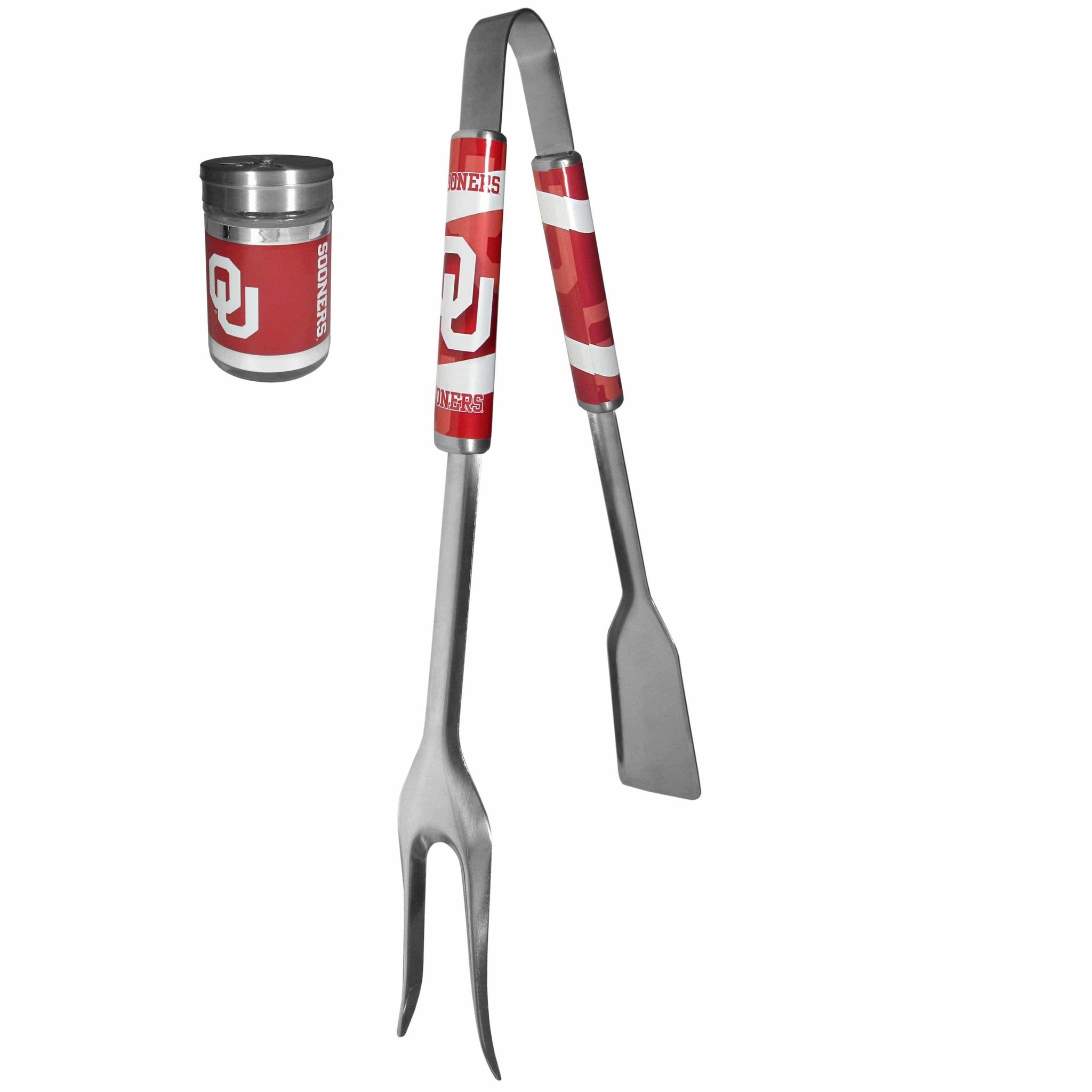 Oklahoma Sooners 3 in 1 BBQ Tool and Salt & Pepper Shaker - Siskiyou Buckle - Flyclothing LLC