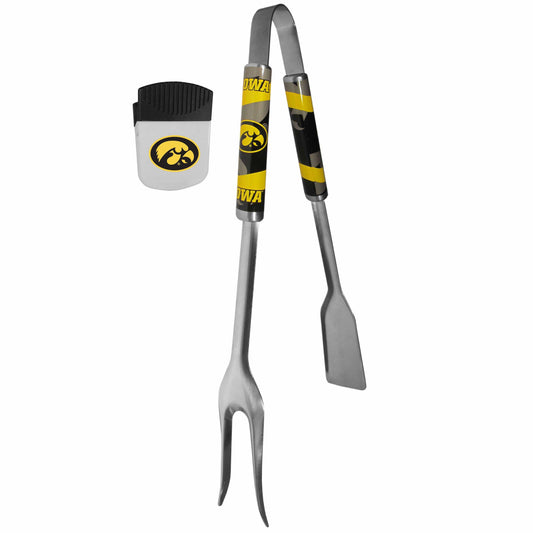 Iowa Hawkeyes 3 in 1 BBQ Tool and Chip Clip - Siskiyou Buckle