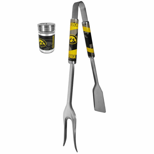 Iowa Hawkeyes 3 in 1 BBQ Tool and Salt & Pepper Shaker - Siskiyou Buckle