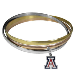 Arizona Wildcats Tri-color Bangle Bracelet - Flyclothing LLC