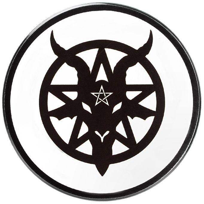 The Vault Baphomet Coaster - Alchemy Gothic - Flyclothing LLC