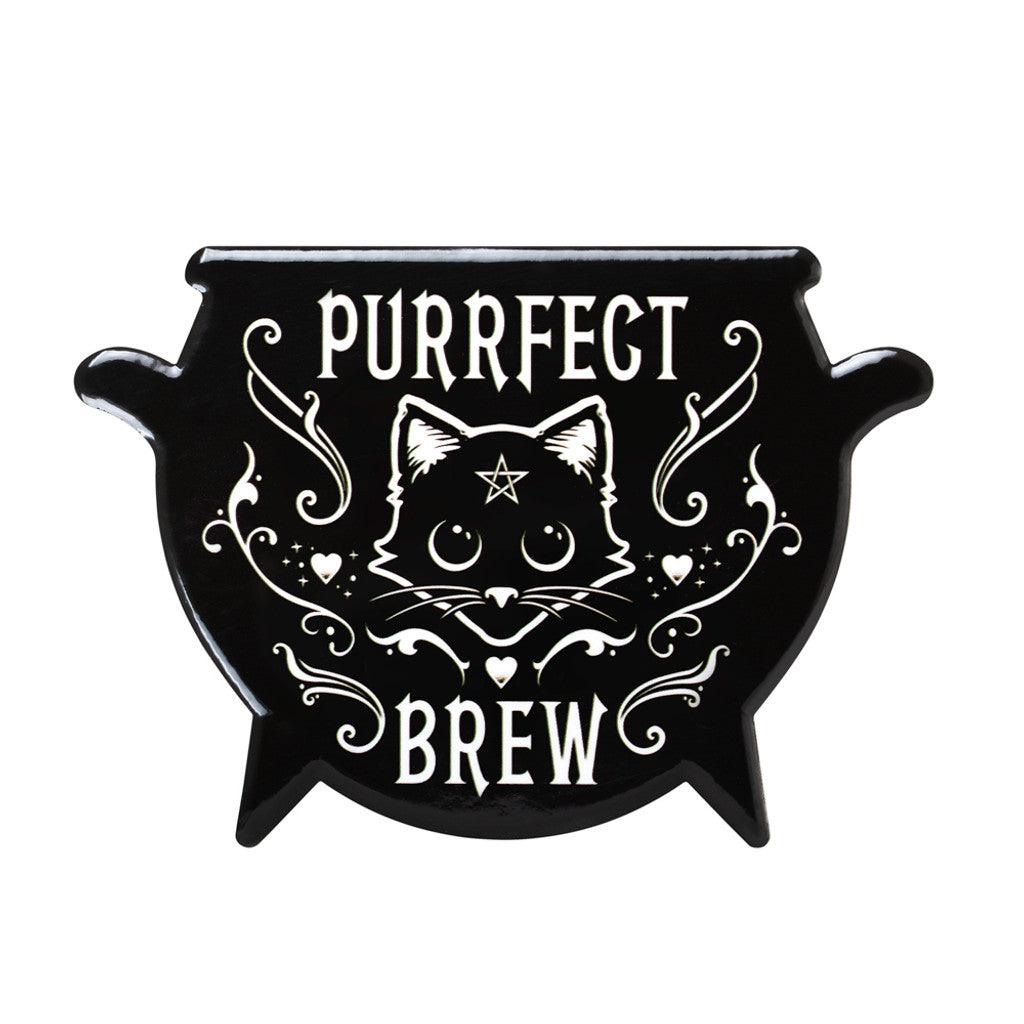 The Vault Purrfect Brew Coaster - Flyclothing LLC