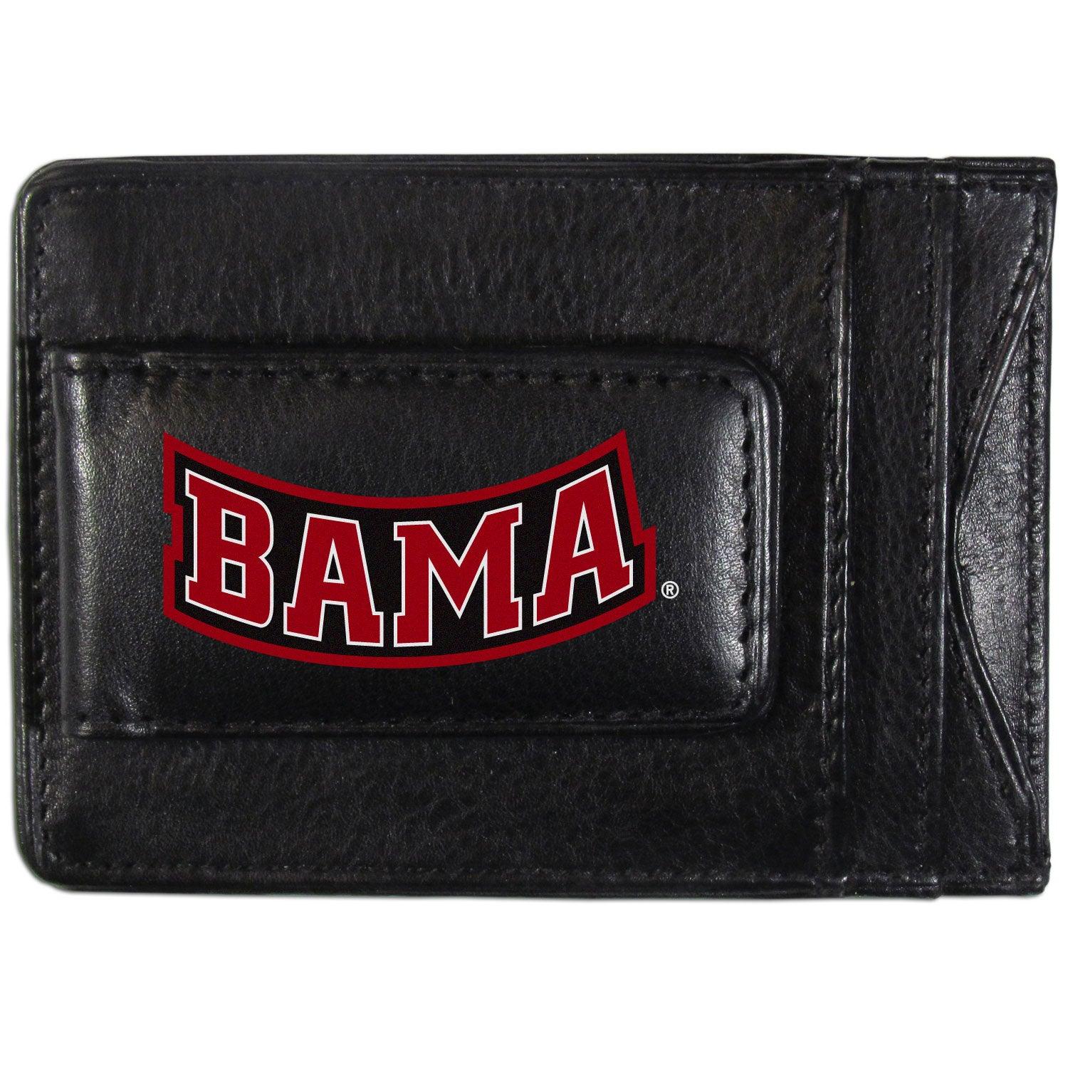Alabama Crimson Tide Logo Leather Cash and Cardholder - Flyclothing LLC