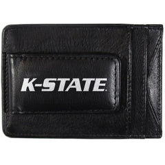 Kansas St. Wildcats Logo Leather Cash and Cardholder - Flyclothing LLC