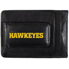 Iowa Hawkeyes Logo Leather Cash and Cardholder - Flyclothing LLC