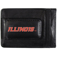 Illinois Fighting Illini Logo Leather Cash and Cardholder - Flyclothing LLC