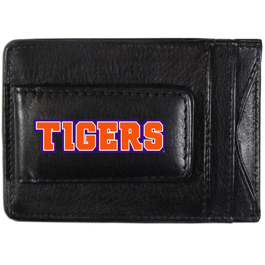 Clemson Tigers Logo Leather Cash and Cardholder - Flyclothing LLC