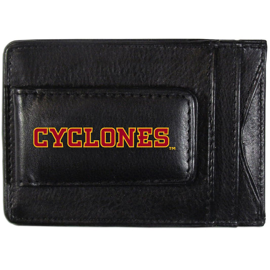 Iowa St. Cyclones Logo Leather Cash and Cardholder - Flyclothing LLC