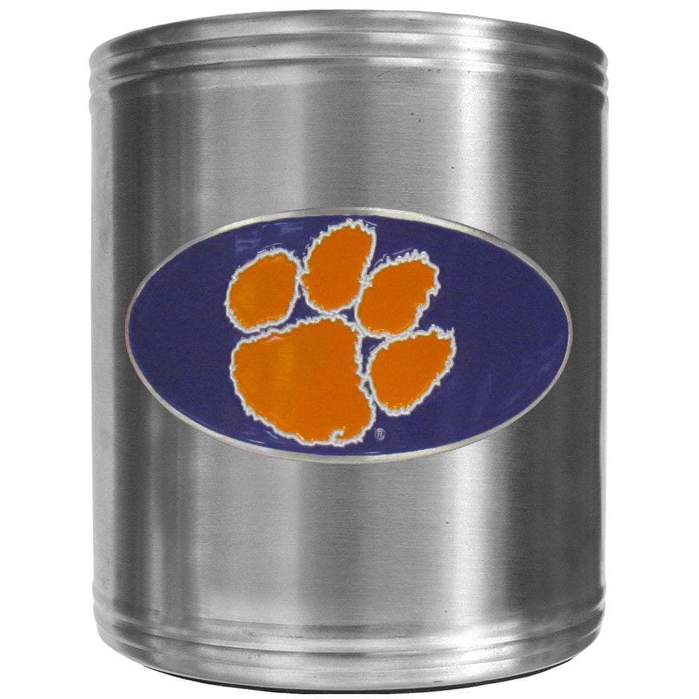 Clemson Tigers Steel Can Cooler - Siskiyou Buckle