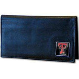 Texas Tech Raiders Deluxe Leather Checkbook Cover - Siskiyou Buckle